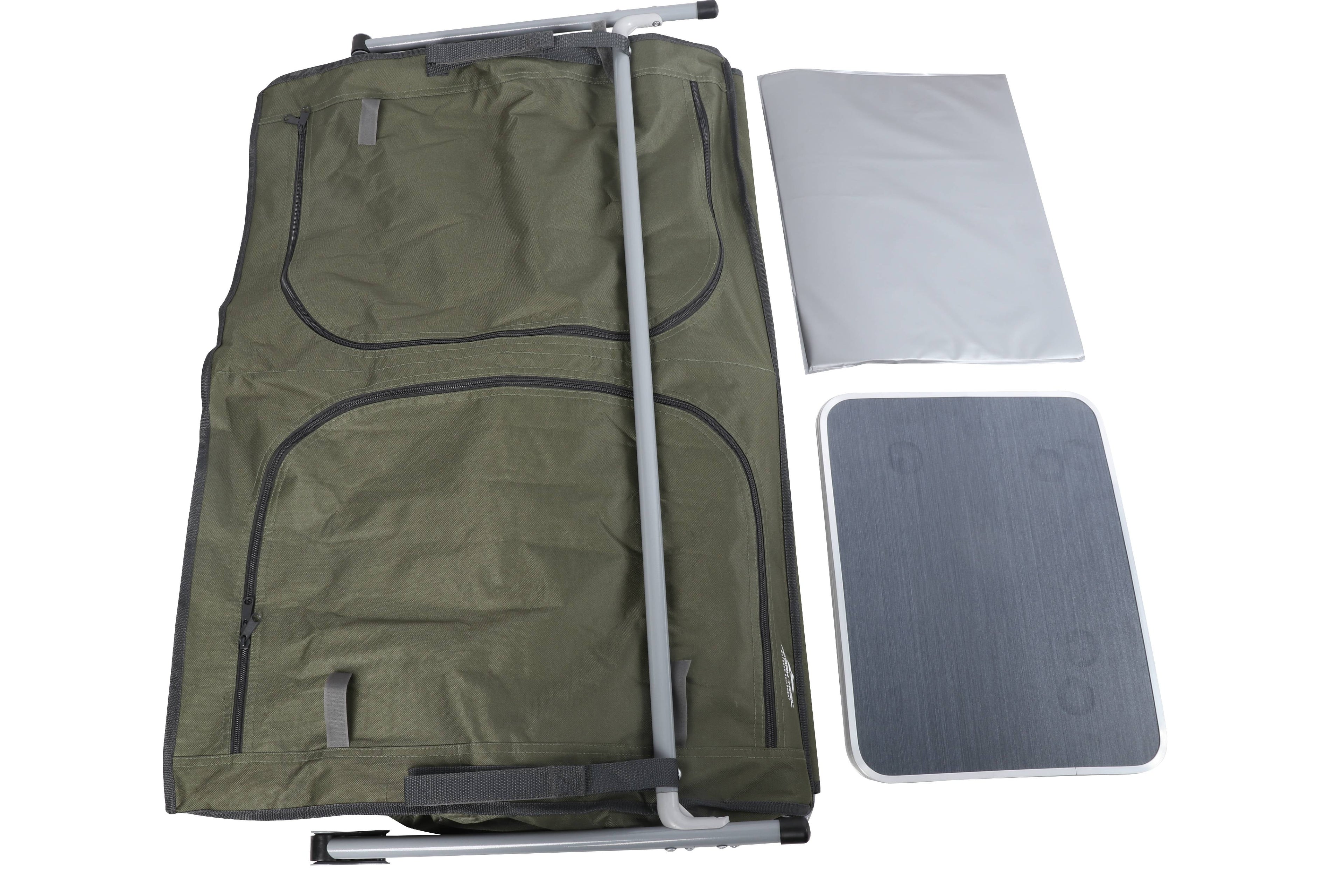 Ozark Trail Camping Table, Gray, 34.2Wx19.6Dx31.5H, New