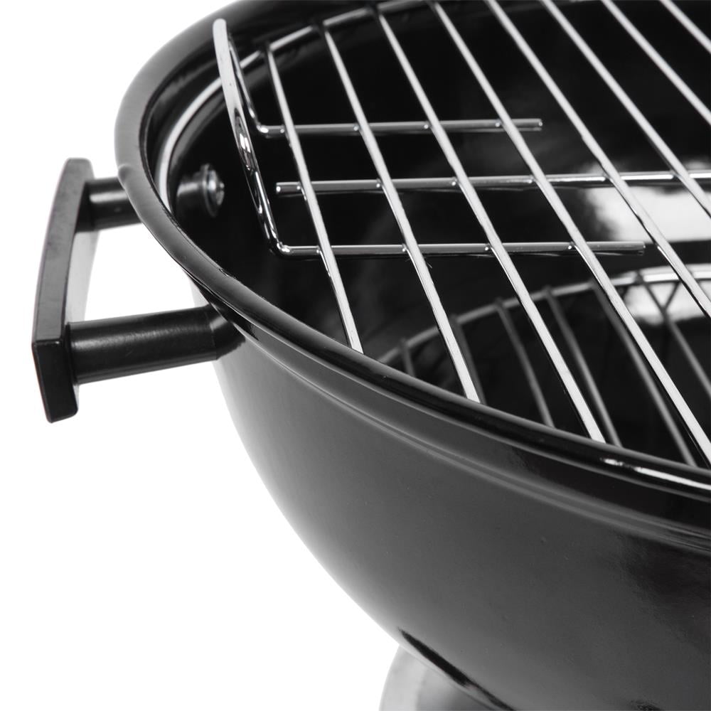 Ktaxon Portable Steel Charcoal Grill BBQ Grill Spherical Design Black