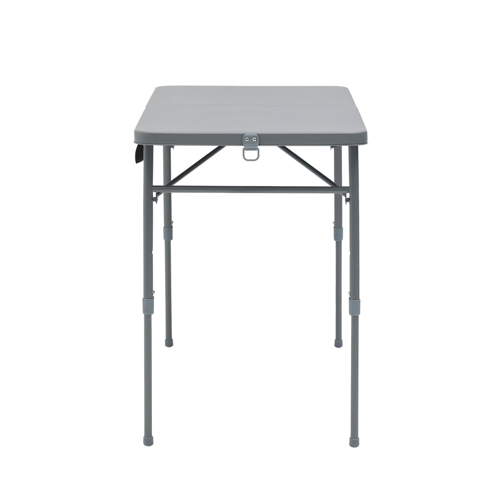 Mainstays 40 Adjustable Height Centerfold Folding Table, Black