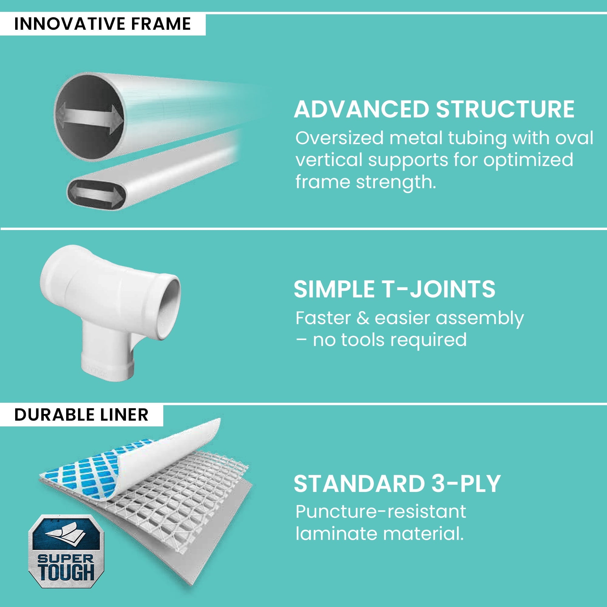 INTEX 26719EP Prism Frame 14'x42 Above Ground Pool w/ Pump, Ladder, Cover, Ground Cloth