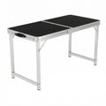 Beloadence Camping Table, Small Folding Table, Height Adjustable, for Camp, Cooking, BBQ, RV, Picnic