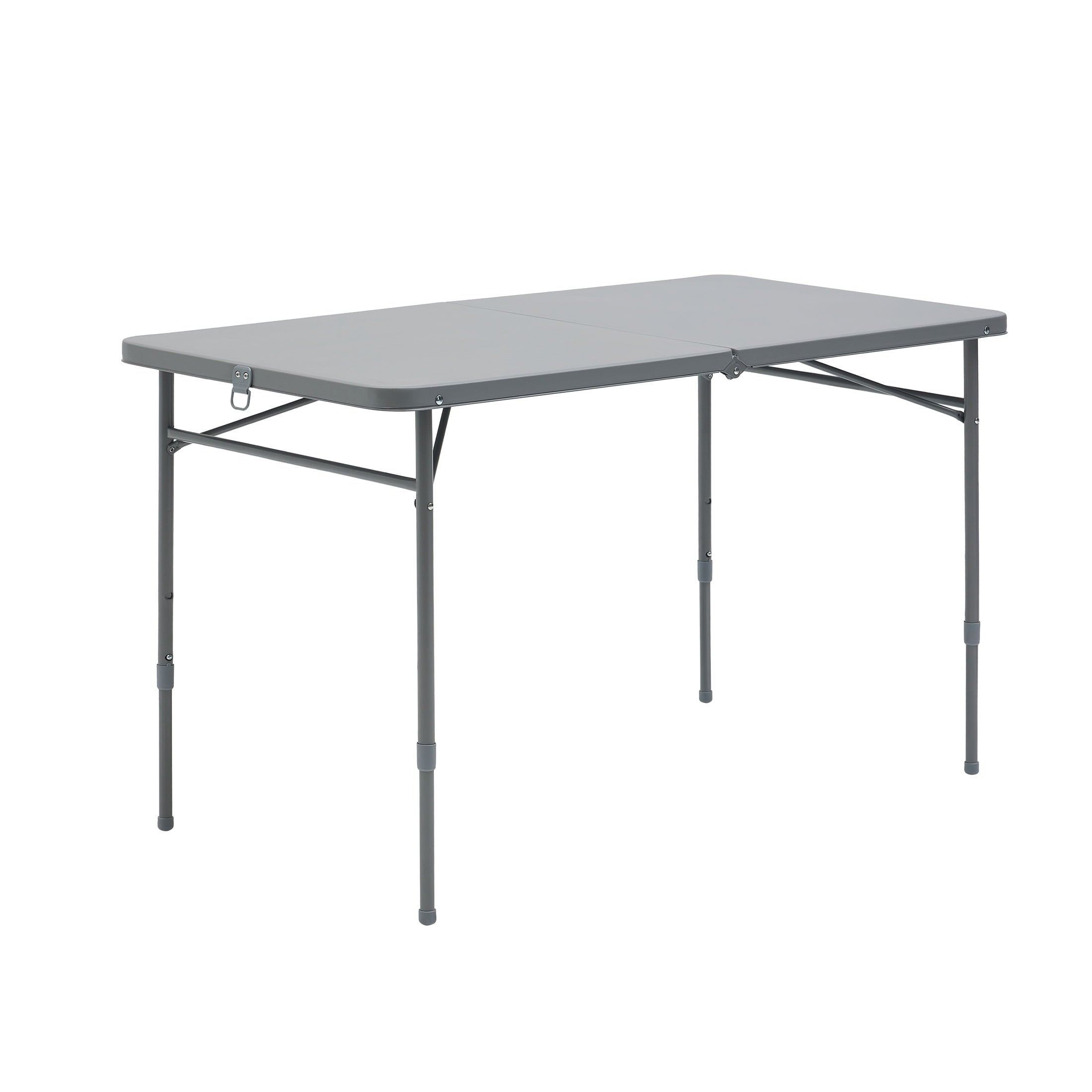 Mainstays 4' Adjustable Height Centerfold Folding Table, Black