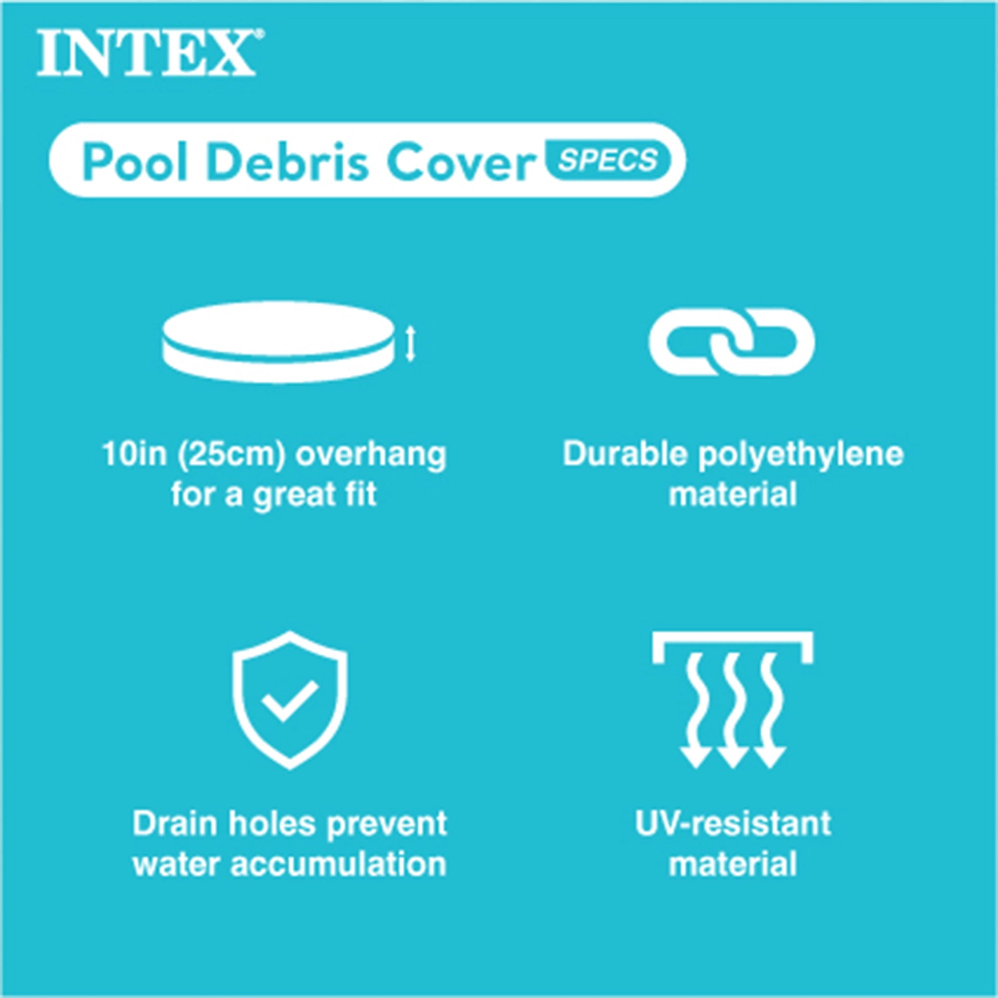 INTEX Metal Frame 10' x 30 Outdoor Swimming Pool with Filter Pump & Cover