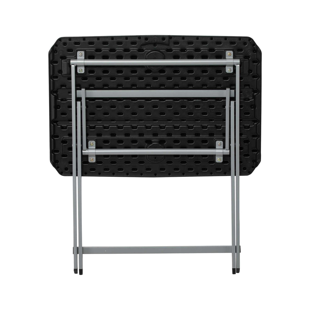 Lifetime 30-Inch Rectangle Folding Table, Light Commercial Grade, Indoor/Outdoor, Black